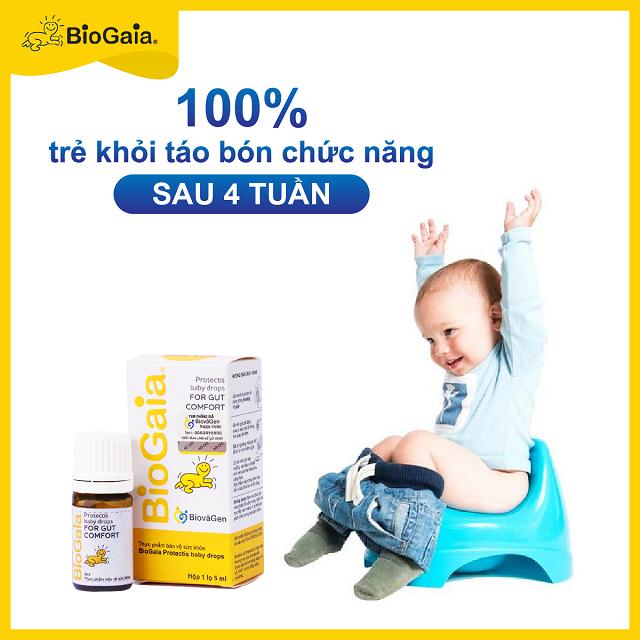 BioGaia điều trị táo bón như thế nào?