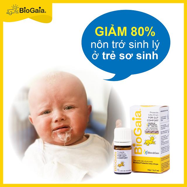 Nôn trớ ở trẻ sơ sinh - Cách giảm 80% nôn trớ sinh lý sau 4 tuần