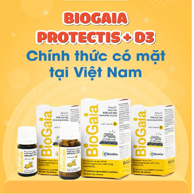 BioGaia Protectis + Vitamin D3 chính thức có mặt tại Việt Nam