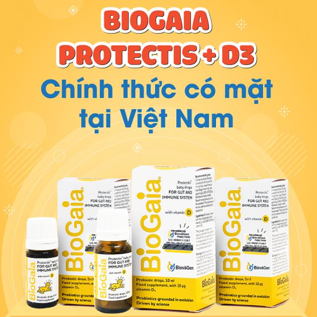BioGaia Protectis + Vitamin D3 chính thức có mặt tại Việt Nam