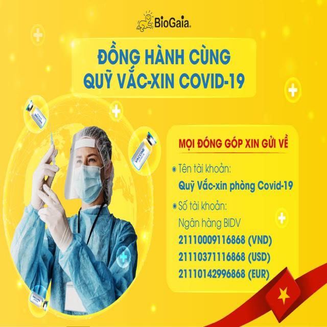 ​BiovaGen Việt Nam - Nhãn hàng BioGaia chung tay cùng chính phủ đầy lùi Covid 19