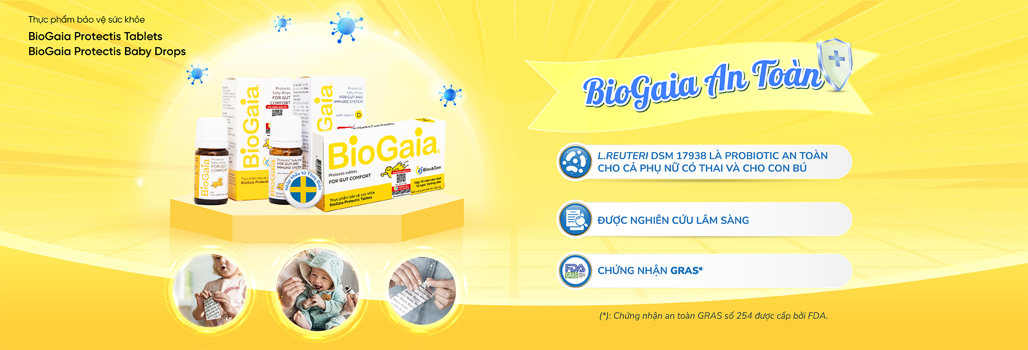 BioGaia còn hơn cả một men vi sinh